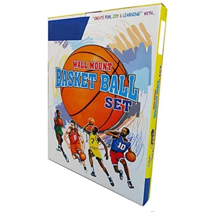 Plastic Basketball For Kids Hanging Board With Ball (Multicolor) - Image 2