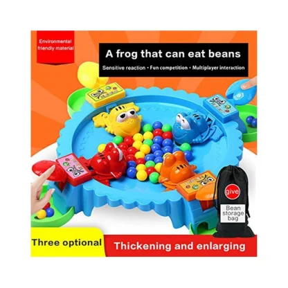 Plastic Frog Eat Beans Game4 Players (Multicolor) - Image 6