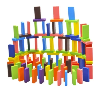 Plastic Educational Puzzle Game Play Toy Domino Racing (Assorted)