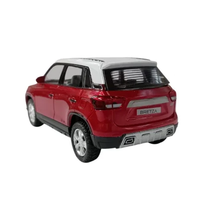 Plastic Brezza Red  White Suv Car For Kids (Red) - Image 6