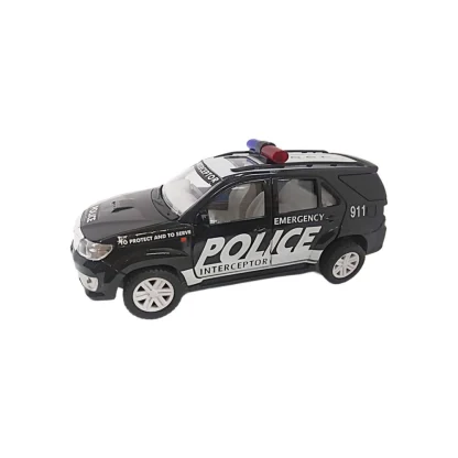 Plastic Police Interceptor Car (Black)