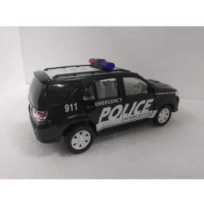 Plastic Police Interceptor Car (Black) - Image 3