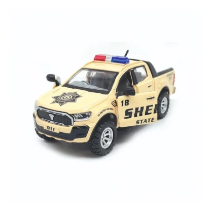 Plastic Police Pull Back Toys For Kids Emargency Car (Assorted) - Image 5