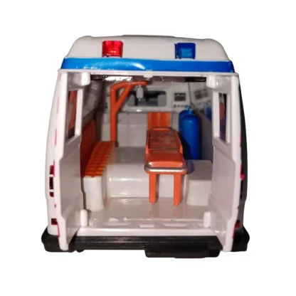 Plastic Ambulance Emergency Medical Technicians Bus Suv Car (White) - Image 4