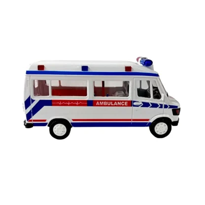 Plastic Ambulance Emergency Medical Technicians Bus Suv Car (White) - Image 5