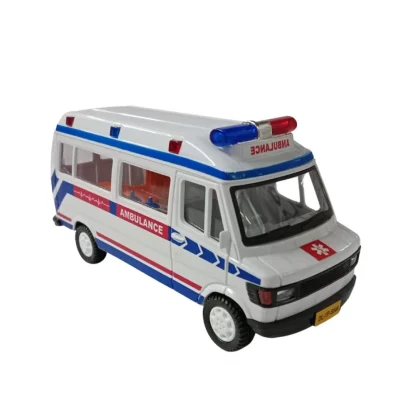 Plastic Ambulance Emergency Medical Technicians Bus Suv Car (White) - Image 6