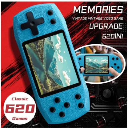 Plastic Video Game For Kids F1 Double One HandHeld Retro Nostalgic Mini Portable Children'S Retro Game (Assorted) - Image 3