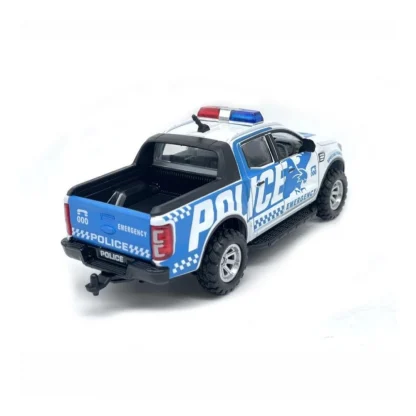 Plastic Police Car For Kids (White) - Image 2