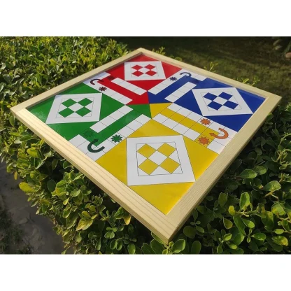 Plastic Front And Back Ludo And Chess Board Games For Kids (Multicolor) - Image 6