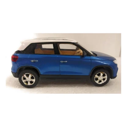 Plastic Brezza Suv Pull Back Action Car (Blue) - Image 5