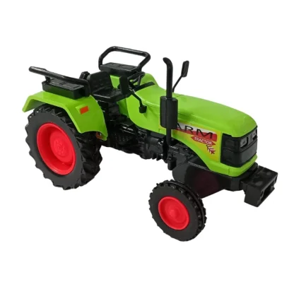 Plastic Construction Farm Tractor (Green) - Image 3