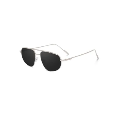 Classic Unisex UV400 Protection Sunglasses (Silver) - Image 4