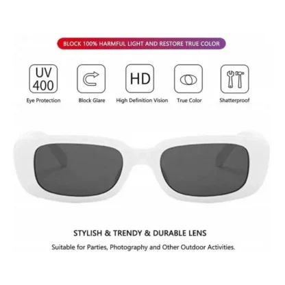 Pack Of 2 Classic Unisex UV400 Protection Sunglasses (MultiColor) - Image 4