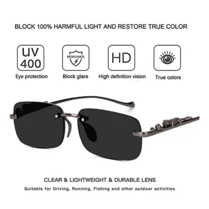 Classic Unisex UV400 Protection Sunglasses (MultiColor) - Image 2