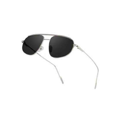 Classic Unisex UV400 Protection Sunglasses (Silver) - Image 5