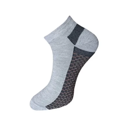 3_Pair Set Unisex Casual Cotton Solid Ankle Length Socks (Multicolor) - Image 3