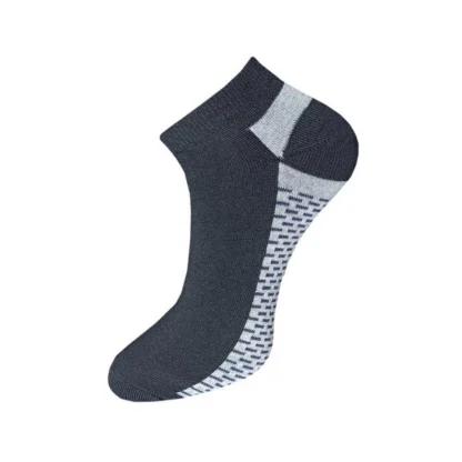 3_Pair Set Unisex Casual Cotton Solid Ankle Length Socks (Multicolor) - Image 2