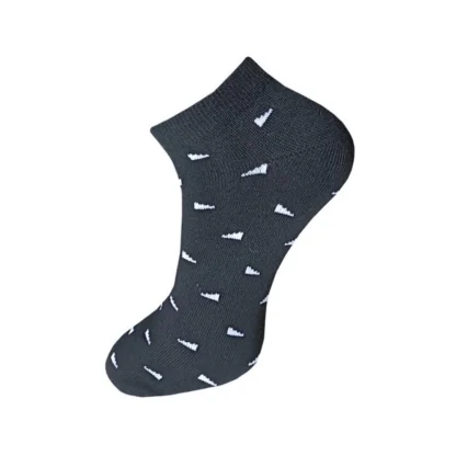 3_Pair Set Unisex Casual Cotton Printed Ankle Length Socks (Multicolor) - Image 4