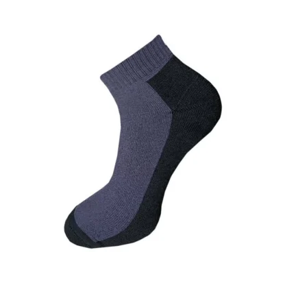 3_Pair Set Unisex Casual Cotton Solid Ankle Length Socks (Multicolor) - Image 2