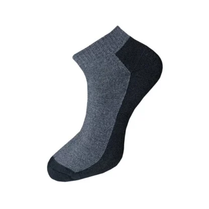 3_Pair Set Unisex Casual Cotton Solid Ankle Length Socks (Multicolor) - Image 3