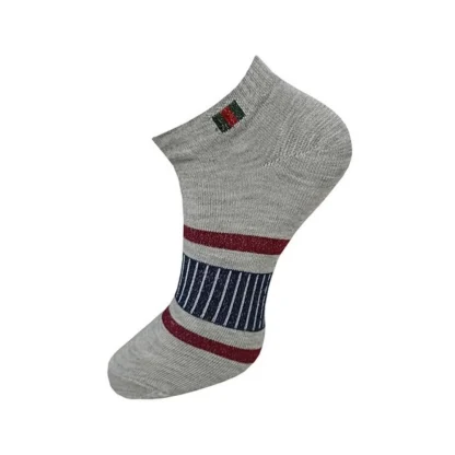 3_Pair Set Unisex Casual Cotton Printed Ankle Length Socks (Multicolor) - Image 3