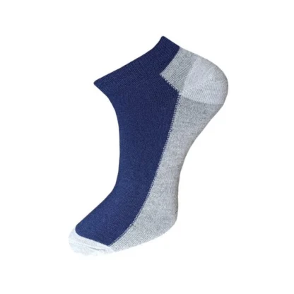 3_Pair Set Unisex Casual Cotton Solid Ankle Length Socks (Multicolor) - Image 3