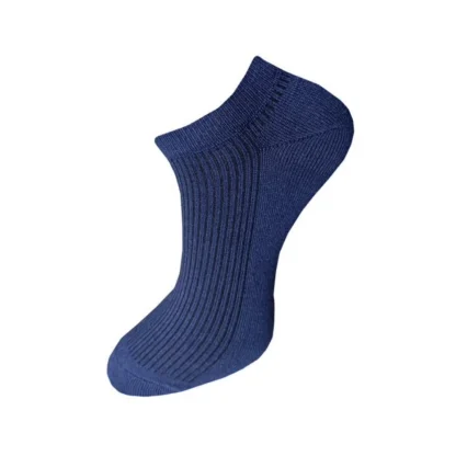 3_Pair Set Unisex Casual Cotton Solid Ankle Length Socks (Multicolor) - Image 4