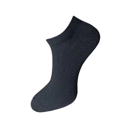 3_Pair Set Unisex Casual Cotton Solid Ankle Length Socks (Multicolor) - Image 2