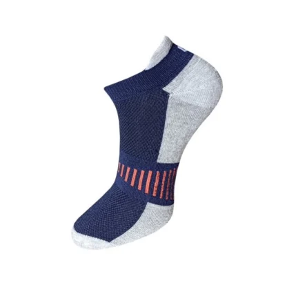 3_Pair Set Unisex Casual Cotton Striped Ankle Length Socks (Multicolor) - Image 4