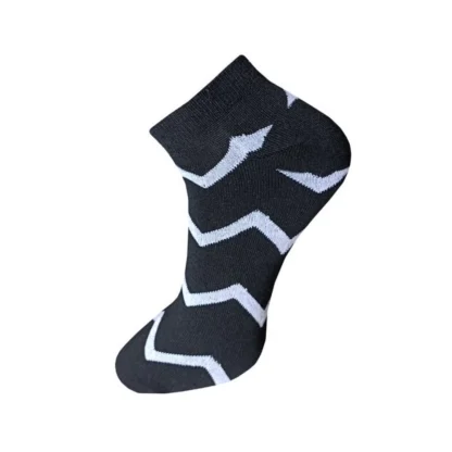 3_Pair Set Unisex Casual Cotton Printed Ankle Length Socks (Multicolor) - Image 2