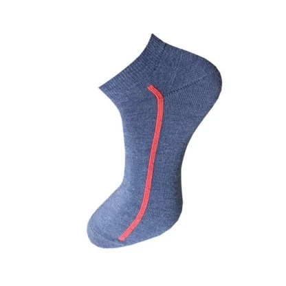 3_Pair Set Unisex Casual Cotton Solid Ankle Length Socks (Multicolor) - Image 2