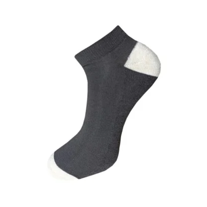 3_Pair Set Unisex Casual Cotton Solid Ankle Length Socks (Multicolor) - Image 2