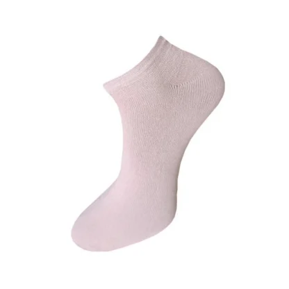 3_Pair Set Unisex Casual Cotton Solid Ankle Length Socks (Multicolor) - Image 3