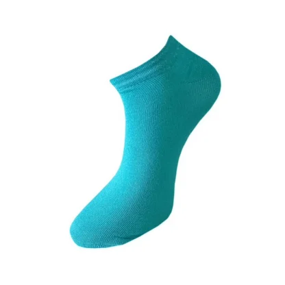 3_Pair Set Unisex Casual Cotton Solid Ankle Length Socks (Multicolor) - Image 3