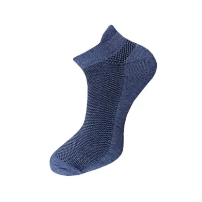 3_Pair Set Unisex Casual Cotton Solid Ankle Length Socks (Multicolor) - Image 4