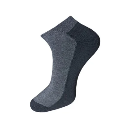 3_Pair Set Unisex Casual Cotton Solid Ankle Length Socks (Multicolor) - Image 4