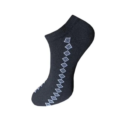 3_Pair Set Unisex Casual Cotton Printed Ankle Length Socks (Multicolor) - Image 4