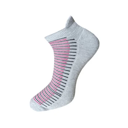 3_Pair Set Unisex Casual Cotton Striped Ankle Length Socks (Multicolor) - Image 3