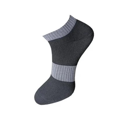 3_Pair Set Unisex Casual Cotton Solid Ankle Length Socks (Multicolor) - Image 3