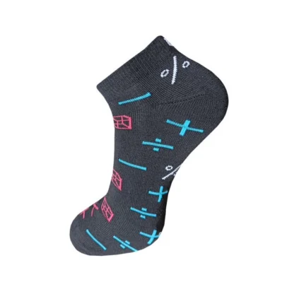 3_Pair Set Unisex Casual Cotton Printed Ankle Length Socks (Multicolor) - Image 4