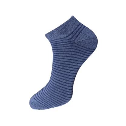 3_Pair Set Unisex Casual Cotton Striped Ankle Length Socks (Multicolor) - Image 4