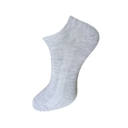 3_Pair Set Unisex Casual Cotton Solid Ankle Length Socks (Multicolor) - Image 3