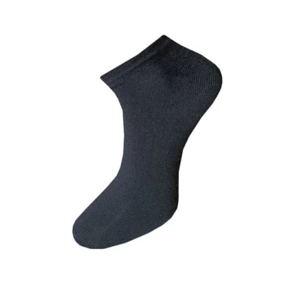 3_Pair Set Unisex Casual Cotton Solid Ankle Length Socks (Multicolor) - Image 2