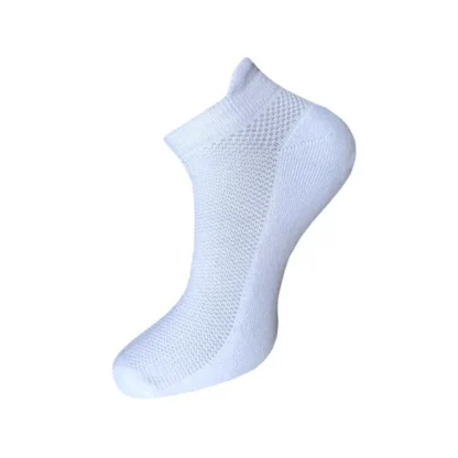 3_Pair Set Unisex Casual Cotton Solid Ankle Length Socks (Multicolor) - Image 3