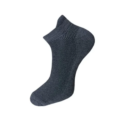 3_Pair Set Unisex Casual Cotton Solid Ankle Length Socks (Multicolor) - Image 2