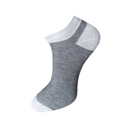 3_Pair Set Unisex Casual Cotton Striped Ankle Length Socks (Multicolor) - Image 3