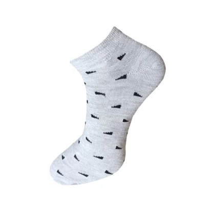 3_Pair Set Unisex Casual Cotton Printed Ankle Length Socks (Multicolor) - Image 3