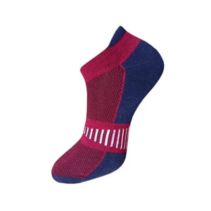 3_Pair Set Unisex Casual Cotton Striped Ankle Length Socks (Multicolor) - Image 2