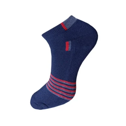 3_Pair Set Unisex Casual Cotton Striped Ankle Length Socks (Multicolor) - Image 4