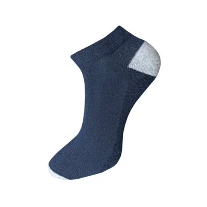 3_Pair Set Unisex Casual Cotton Solid Ankle Length Socks (Multicolor) - Image 4